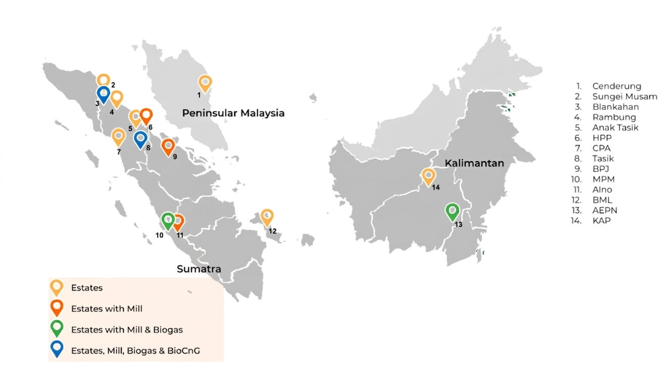 AEP Group Map